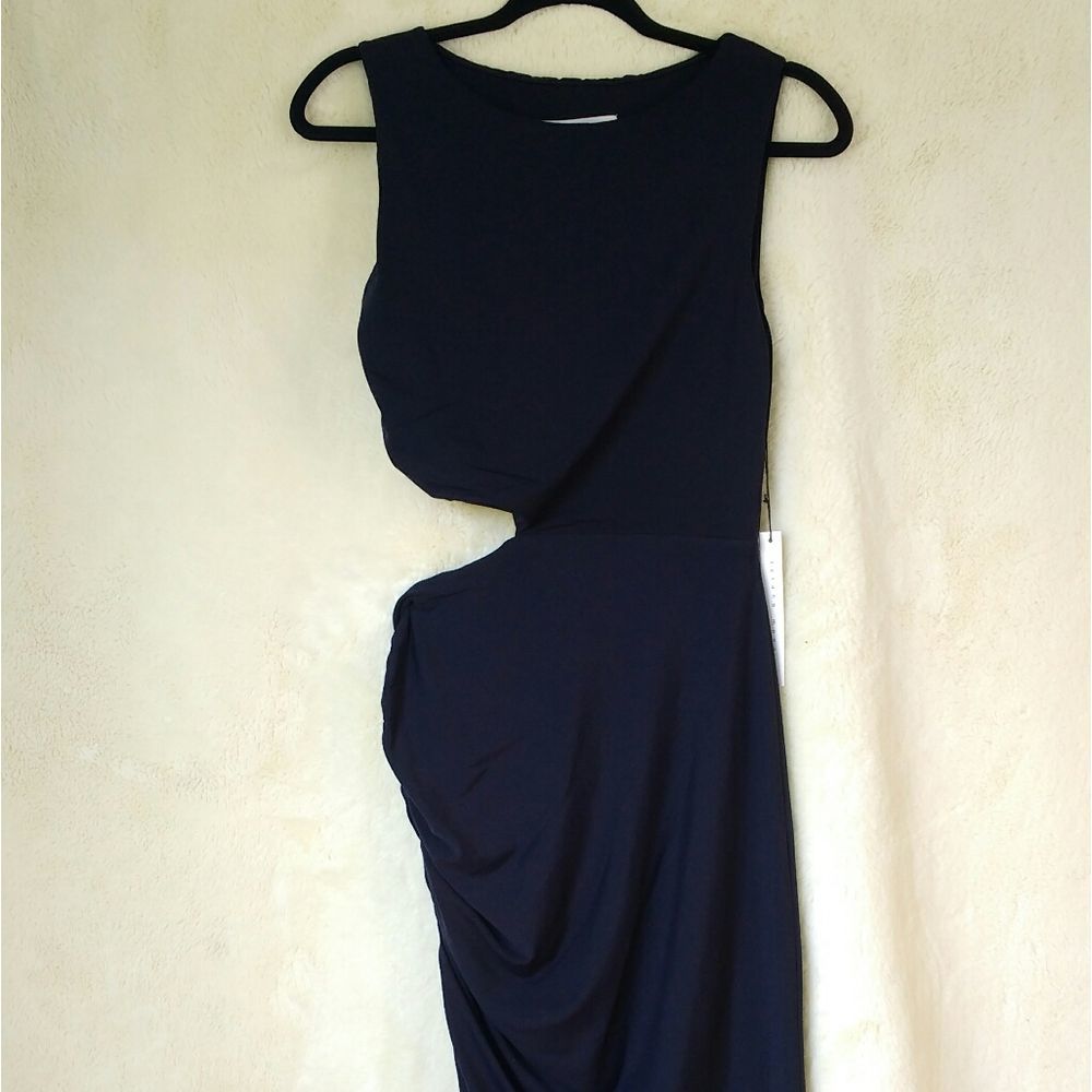 Susana Monaco Black Asymmetrical Dress